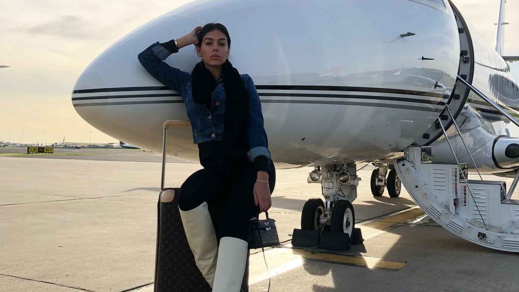 Georgina Rodríguez coge un avión privado para sus vacaciones : INSTAGRAM