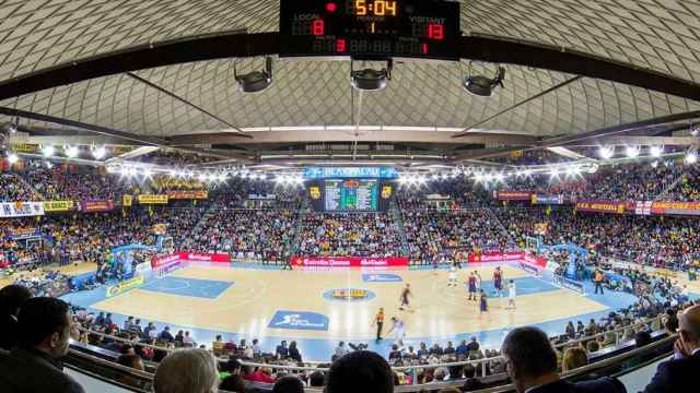 Panorámica de las gradas del Palau Blaugrana / REDES