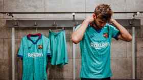 Gerard Piqué, imagen promocional de la tercera camiseta / FC Barcelona
