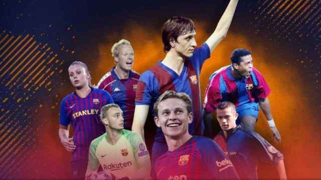 De Cruyff a De Jong: los 20 holandeses que pasaron por el Barça / MONTAJE FCB