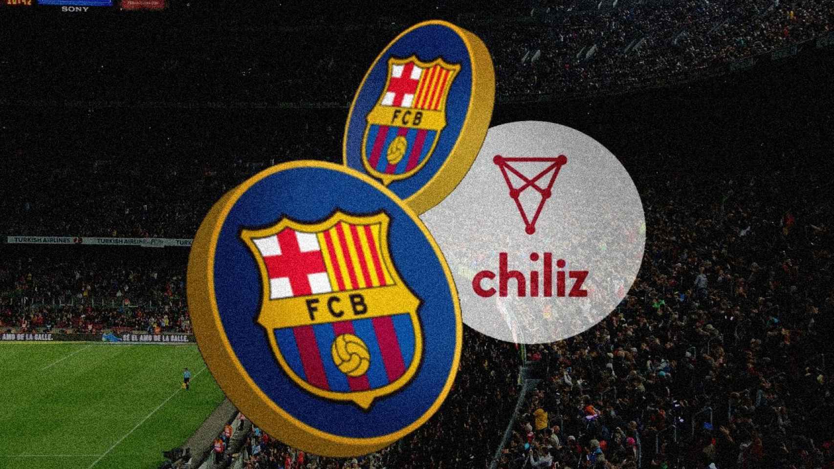 Una imagen promocional del Barça con Chiliz / Redes