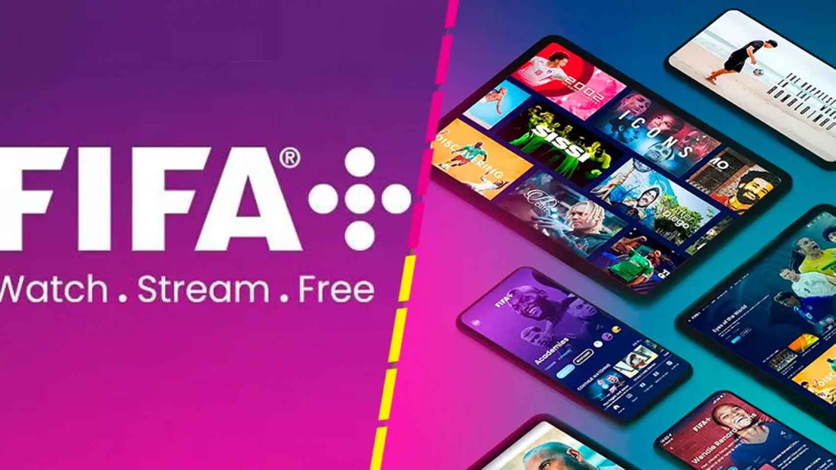 FIFA+, la nueva plataforma streaming de la organización del fútbol mundial / Redes