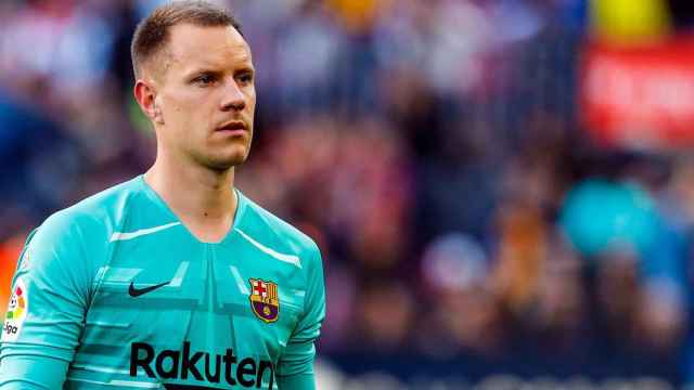 Ter Stegen, en un partido con el Barça | EFE