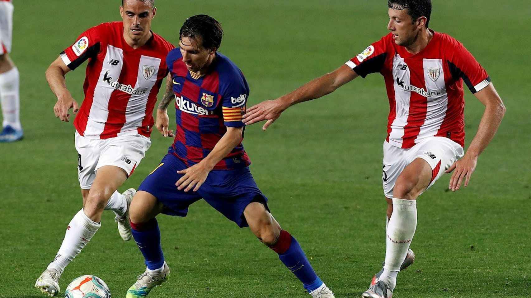 Messi contra el Athletic / EFE