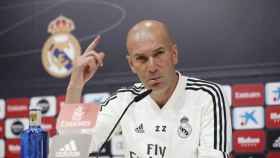 Zidane durante una rueda de prensa /EFE