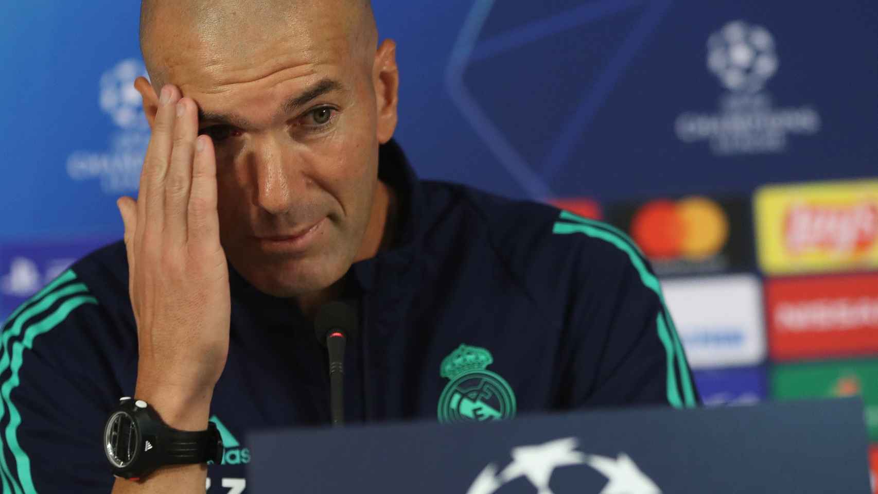 Zidane, en la rueda de prensa previa al partido contra el Galatasaray | EFE