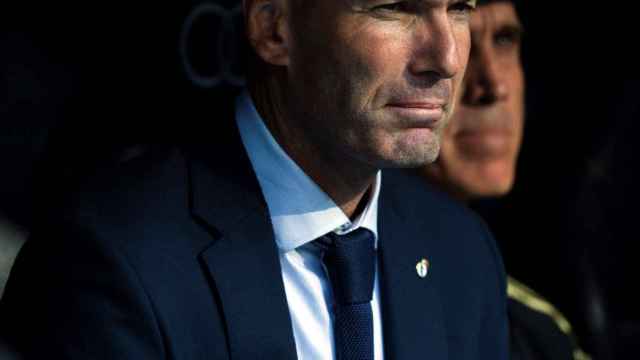 Una foto de Zinedine Zidane durante el Real Madrid - Valladolid / EFE
