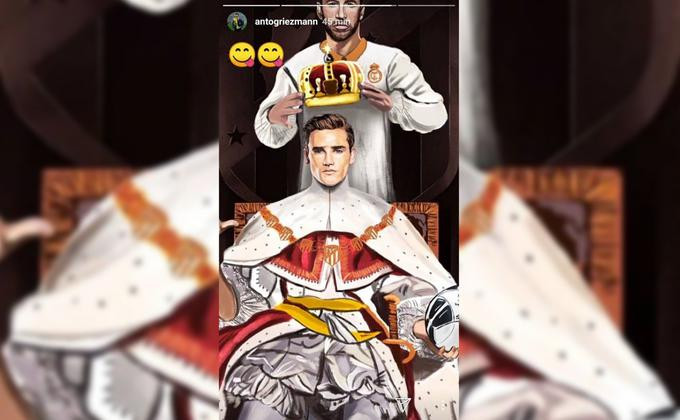 A Sergio Ramos le molestó esta foto de Griezmann / Instagram