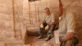 Jordi Clos en una excavación en Egipto / TENDENCIASDELARTE