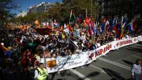 Una imagen de la manifestación del 12-O en Barcelona / KIKE RINCÓN - EUROPA PRESS