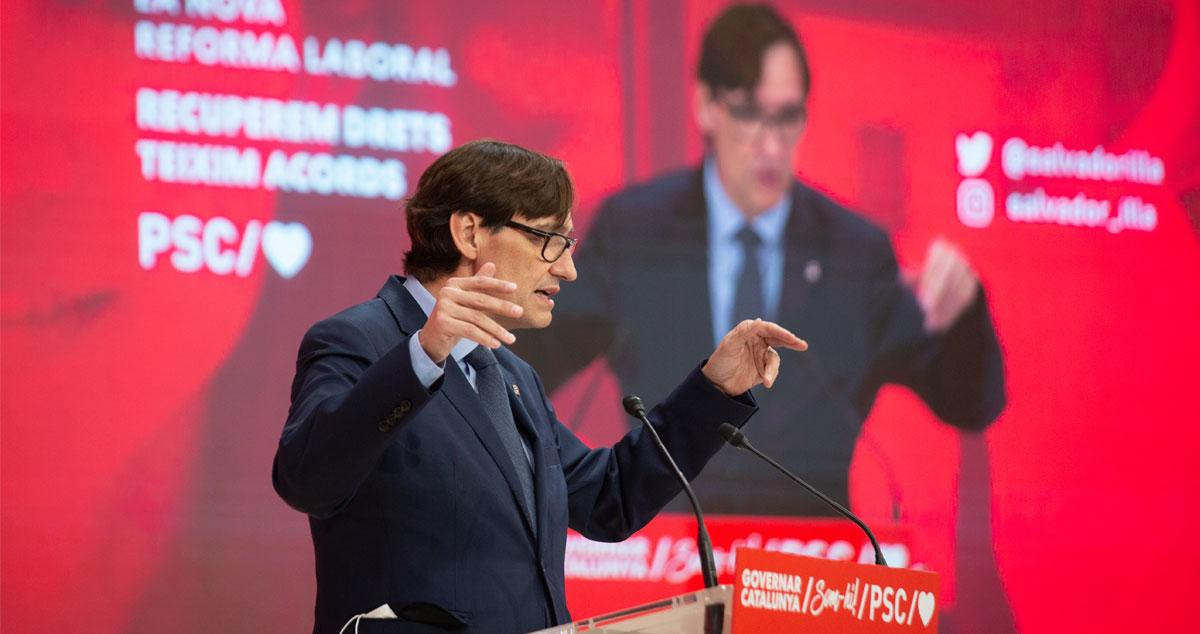 Salvador Illa (PSC), jefe de la oposición en Cataluña / EP