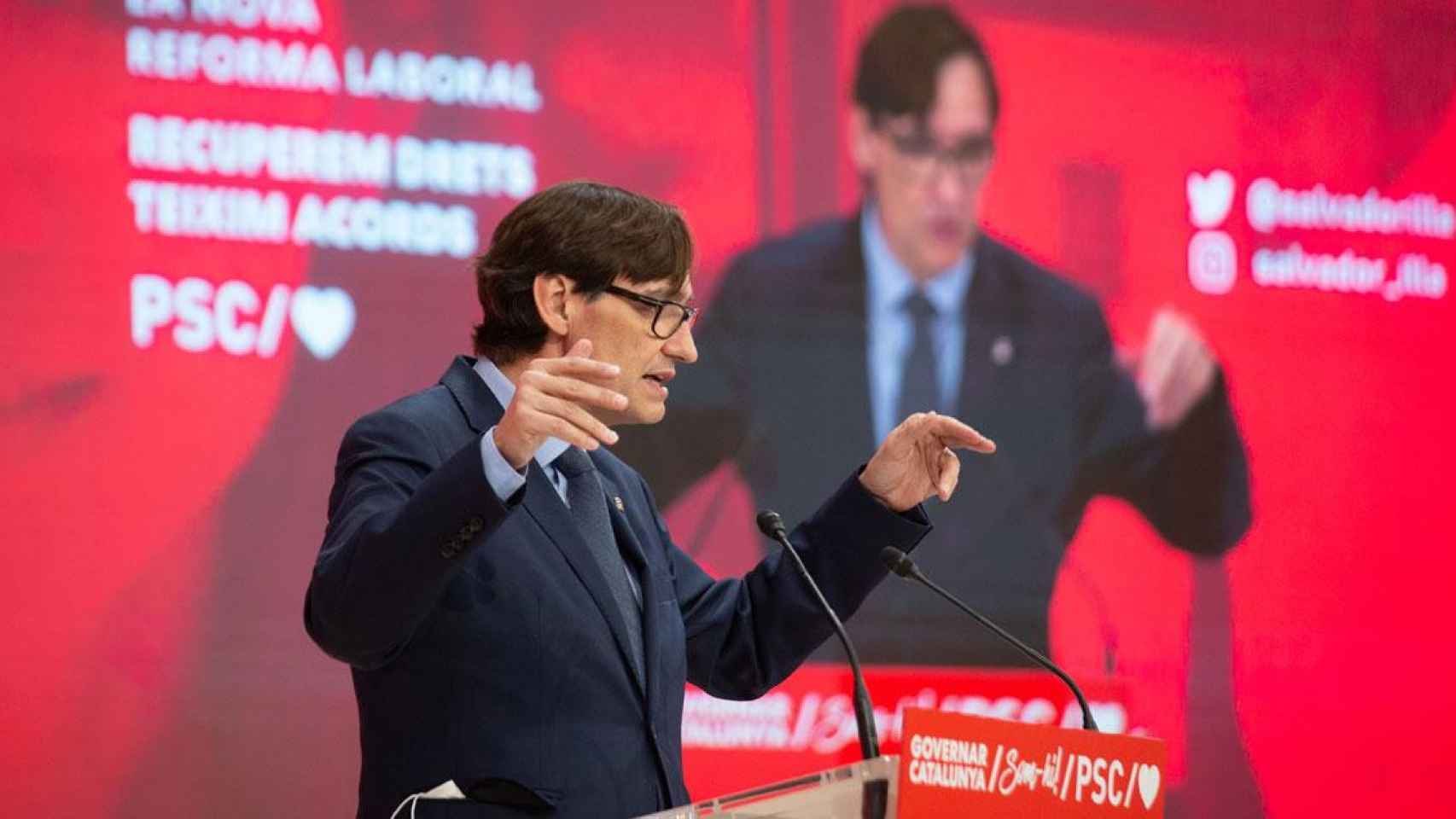 Salvador Illa (PSC), jefe de la oposición en Cataluña / EP