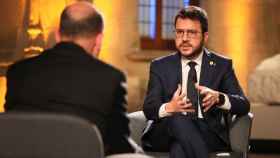 Pere Aragonès, presidente autonómico, en una entrevista en TV3 tras ser nombrado / EP