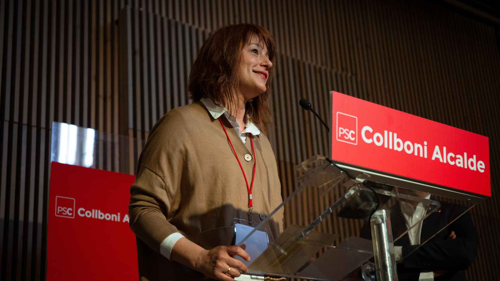 La candidata socialista, Laia Bonet, en un acto del PSC / EUROPA PRESS
