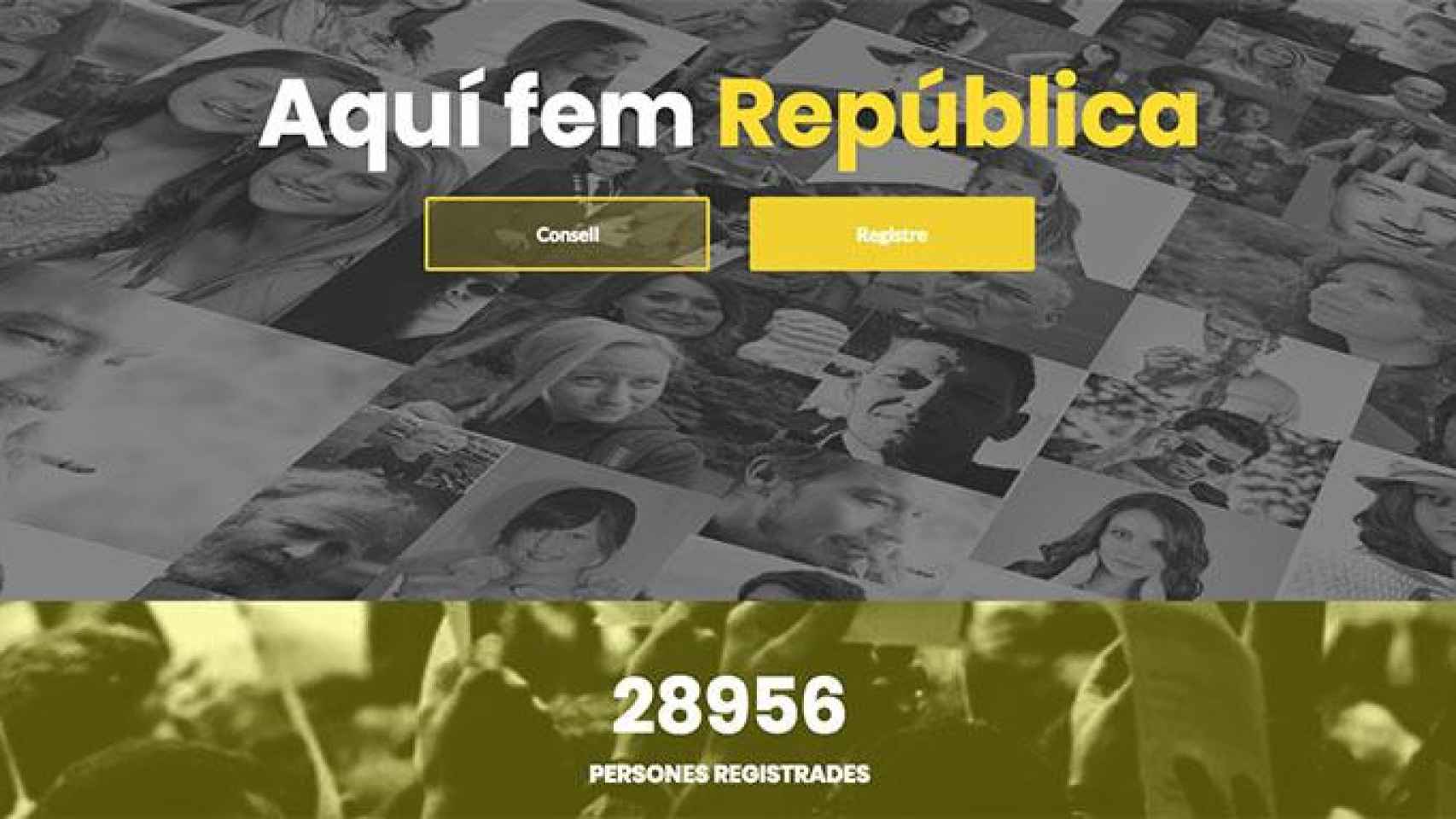 La página web que recoge fondos para el Consejo para la República, impulsado por Carles Puigdemont, podría vulnerar las normas de protección de datos / CG