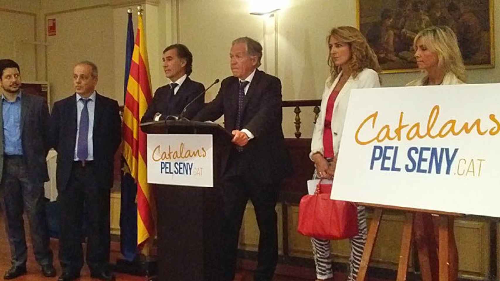 Presentación de la plataforma Catalans pel Seny