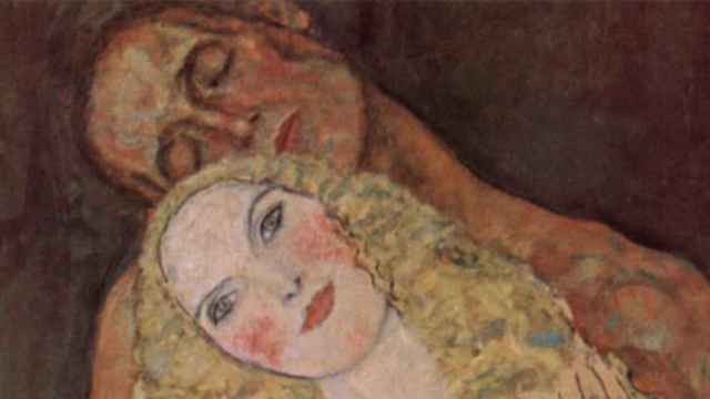 Adán y Eva, obra inacabada de Gustav Klim cuya reproducción se podrá presenciar en la nueva exposición del Museo Erótico de Barcelona / KLIMT