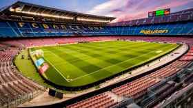 Imagen de archivo del Camp Nou, que ahora tendrá un aforo del 30% tras la decisión del Govern sobre los eventos deportivos en exteriores / FCB