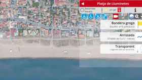 Lluminetes, la playa de Castelldefels  donde ha fallecido el hombre de 59 años