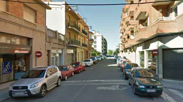 Calle Ignasi Iglesias de Vilafranca del Penedès (Barcelona), donde los Mossos han registrado un domicilio / Google Maps