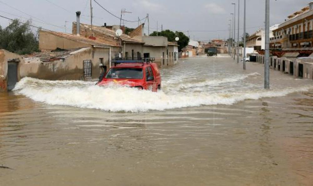 La localidad alicantina de Daya Vieja tras las lluvias torrenciales / EFE