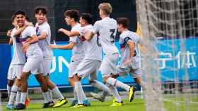 El Barça golea al Inter en la Youth League / REDES