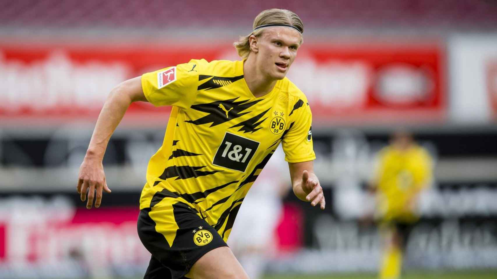 Haaland, en un partido con el Borussia Dortmund| EFE