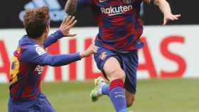 Messi celebra un gol con el Barça / EFE