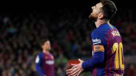 Leo Messi en un encuentro con el Barça / EFE