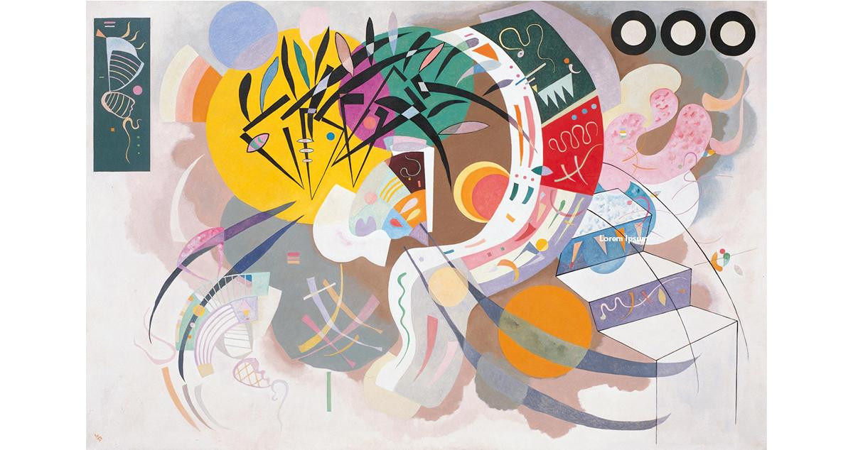 'Curva dominante' de Vasily Kandinsky / GUGGENHEIM MUSEUM