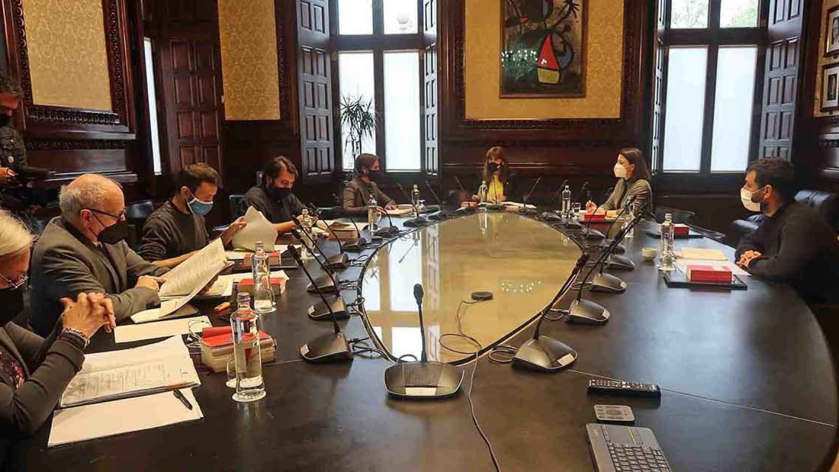 Reunión de la Mesa del Parlament, sin Jaume Alonso Cuevillas / CG