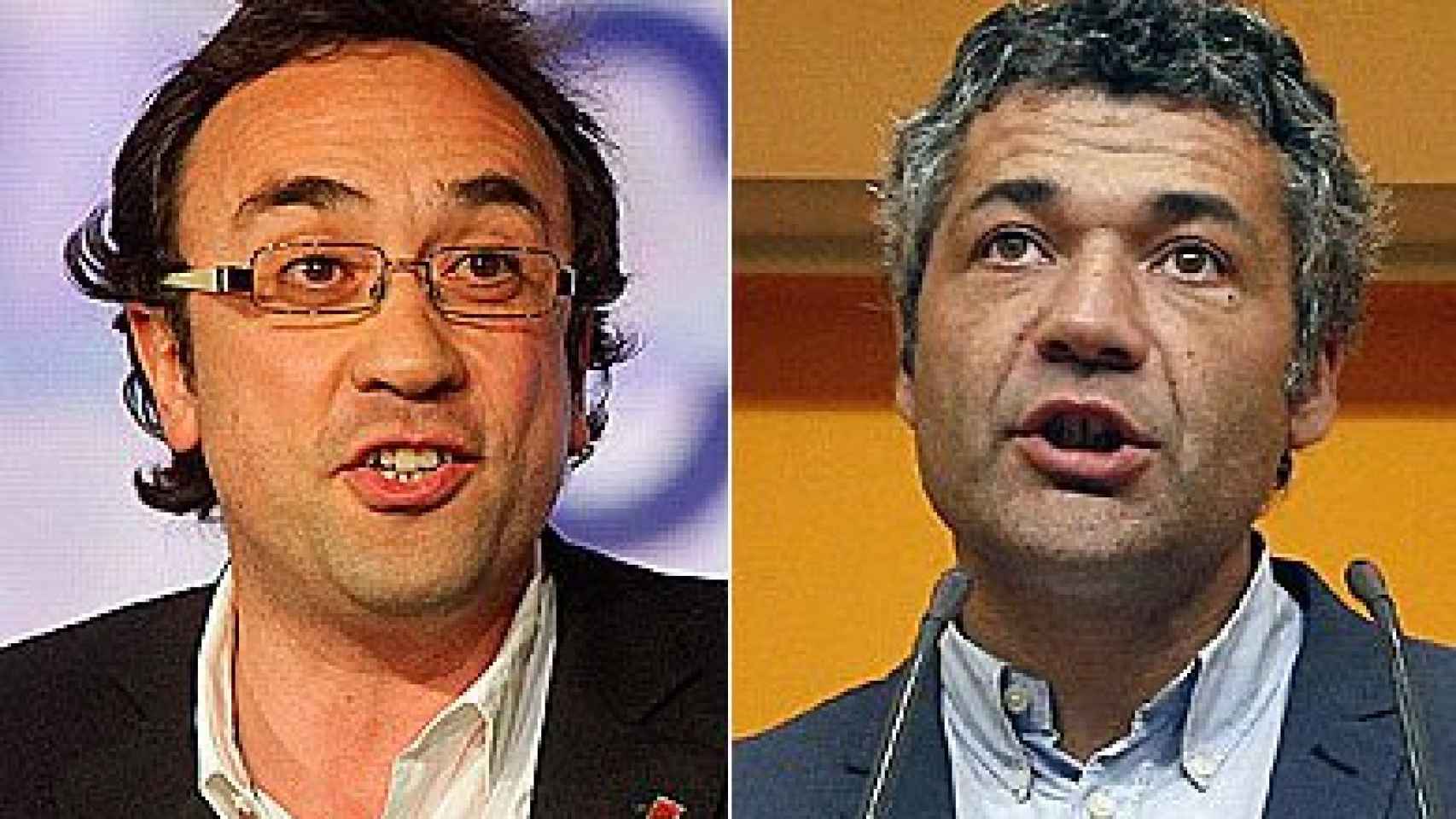 Josep Rull y Oriol Amorós