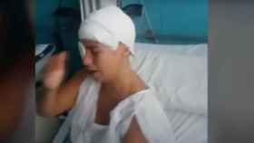 Ana Mari, en el Vall d'Hebron, víctima del ataque con ácido de su expareja / CG