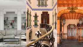Imágenes de los pisos modernistas de la Casa Condeminas de Barcelona, propiedad de Manel Adell / CG