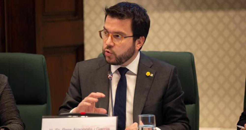 El vicepresidente de la Generalitat y consejero de Economía, Pere Aragonès (ERC) / EUROPA PRESS