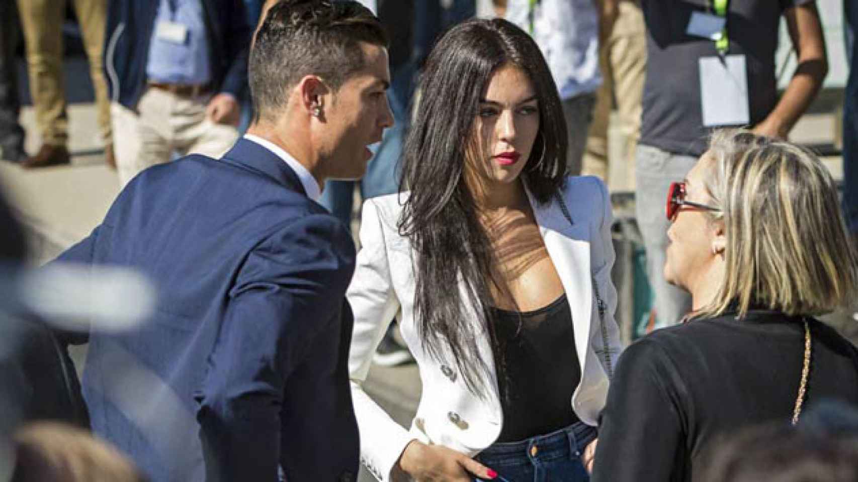 Georgina Rodríguez y Cristiano Ronaldo, en un acto público anterior / EFE