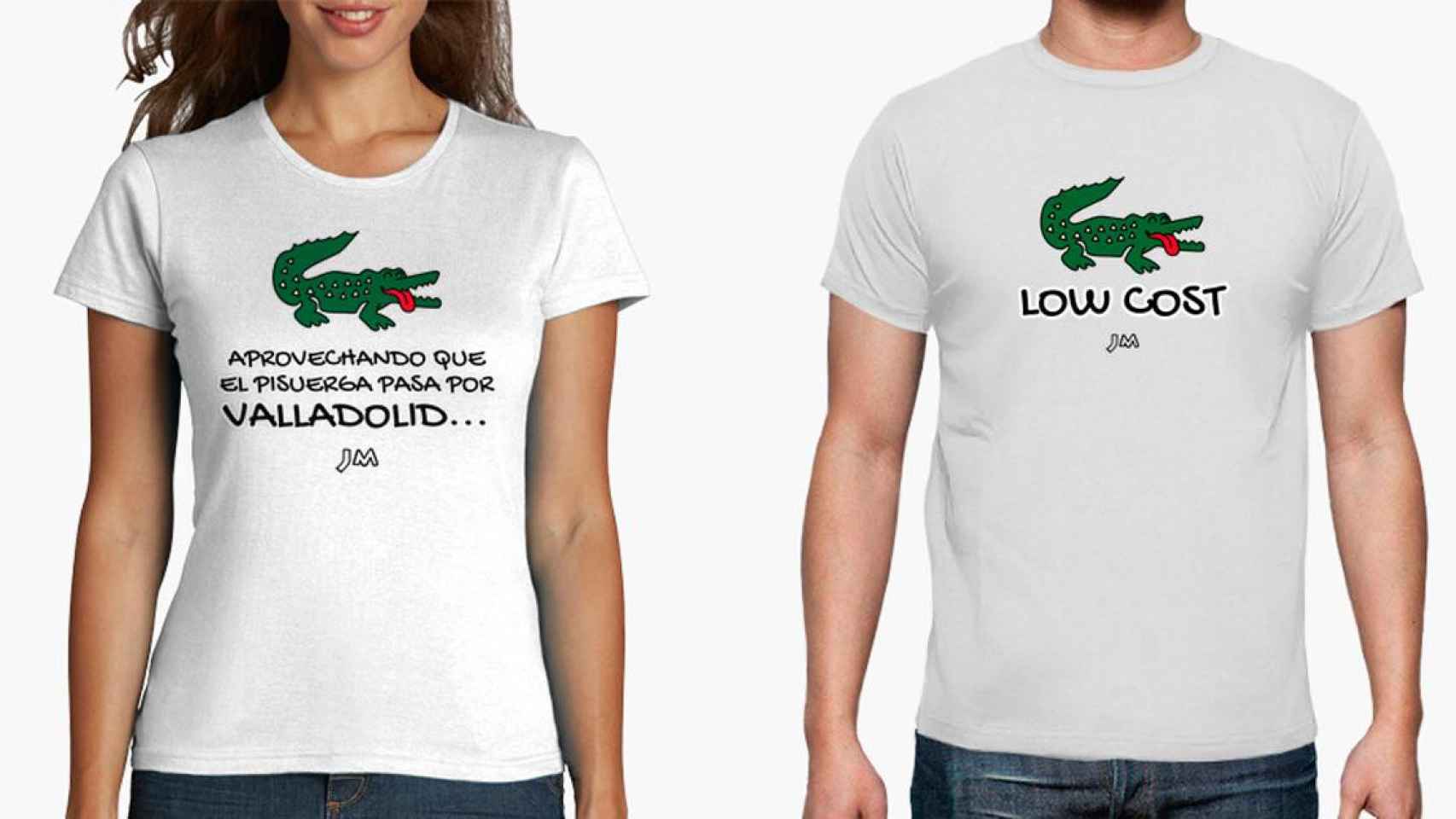 Camisetas de Jesu Medina inspiradas en el cocodrilo de Valladolid / JESU MEDINA