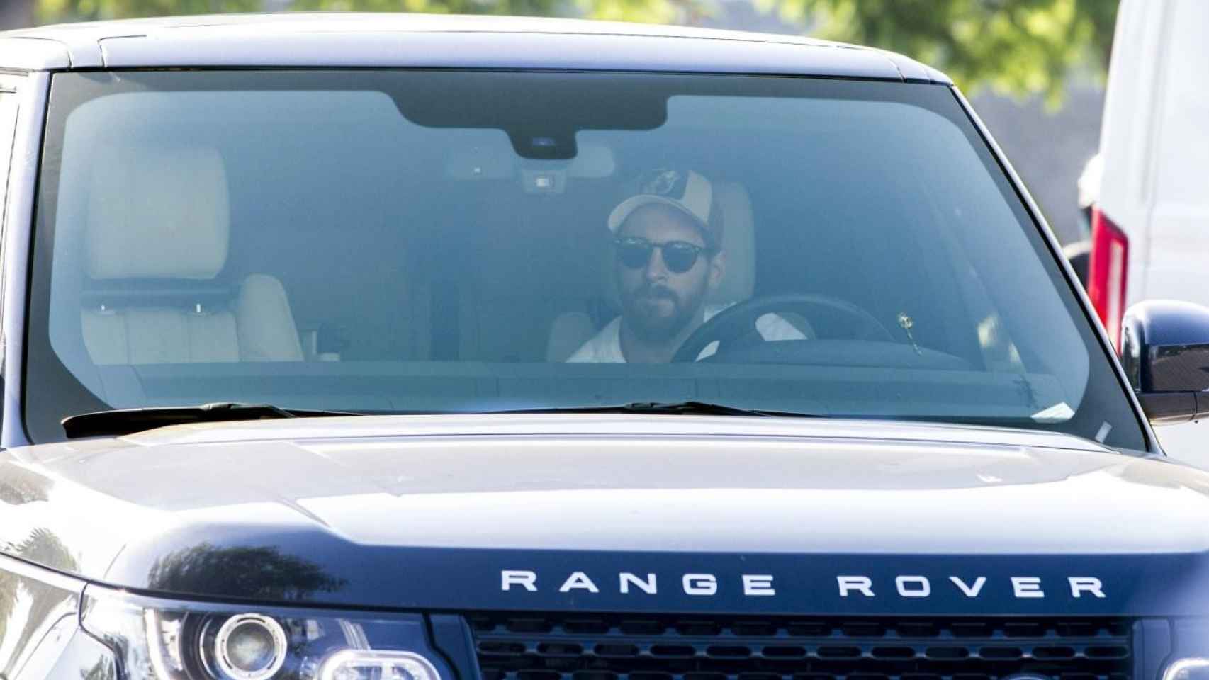 Leo Messi en su coche