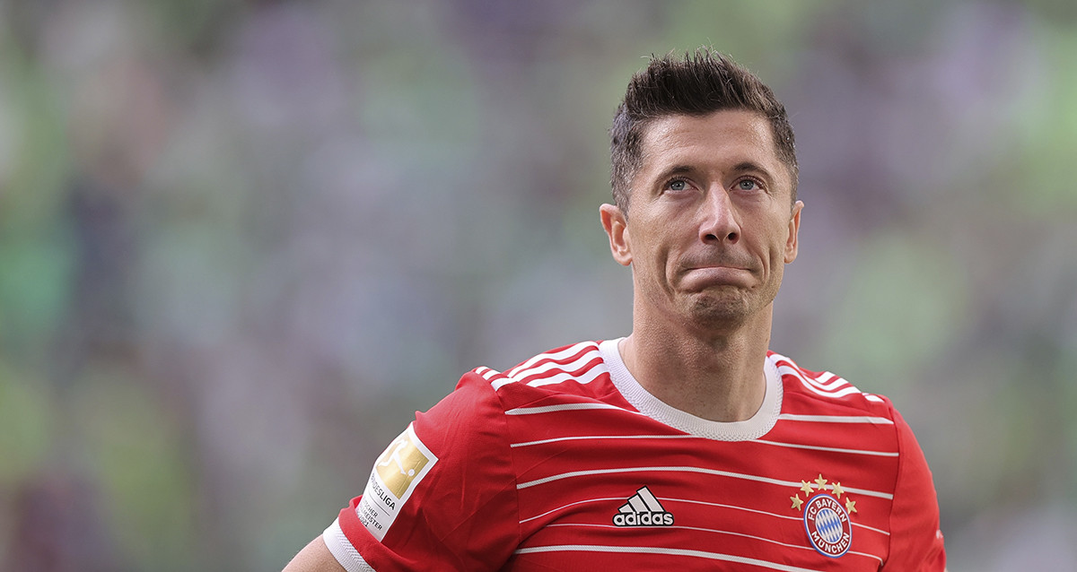 Las lágrimas de Lewandowski al despedirse de la afición del Bayern Múnich EFE