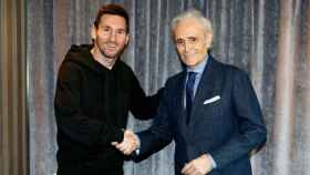 Una foto de Leo Messi en el acuerdo con la colaboración de su Fundación / Fundación Leo Messi