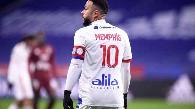 Depay durante su etapa en el Olympique de Lyon / OL