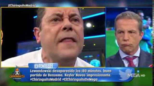 Tomás Roncero crítico con Cristóbal Soria en El Chiringuito de jugones 2