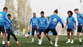 Una foto de los jugadores del Real Madrid durante un entrenamiento / RM