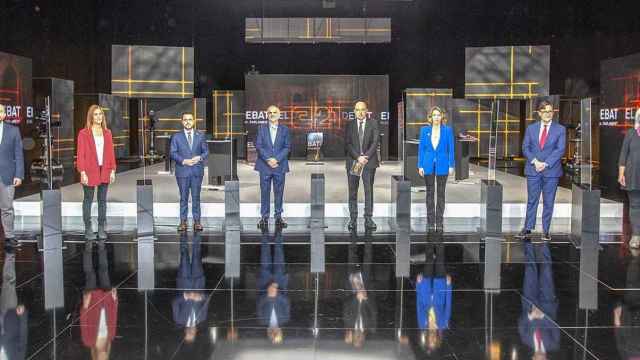 Imagen del debate electoral de TV3