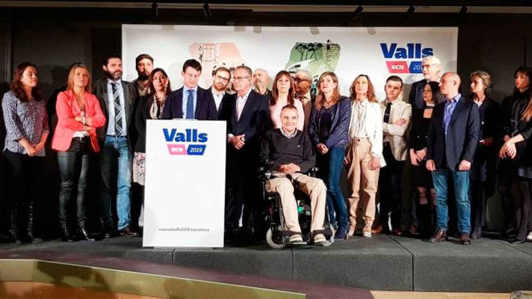 Manuel Valls, en la presentación de los veinte primeros puestos de su lista por Barcelona / CG