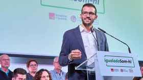Jordi Cuadras, candidato del PSC a la alcaldía de Igualada (Barcelona), que e presenta en coalición con los comunes e Igualada Oberta bajo las siglas Igualada Som-hi / CG