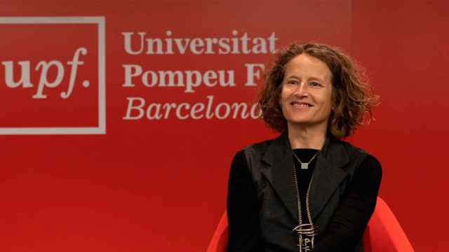 La nueva rectora de la Universidad Pompeu Fabra (UPF), Laia de Nadal, durante su toma de posesión / UPF