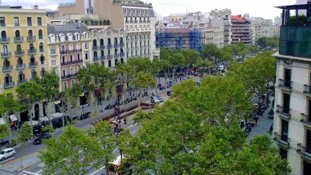 Vista aérea del Eixample, uno de los barrios más caros de Barcelona y donde escasean los equipamientos públicos