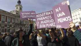 Mujeres durante una manifestación en Madrid / EFE