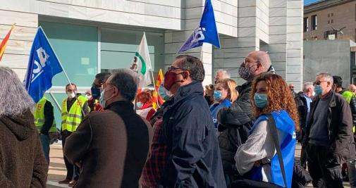 Protesta de funcionarios de prisiones de Lleida / EUROPA PRESS